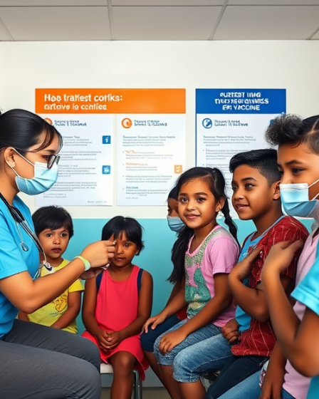 Informações sobre a vacinação gratuita contra o HPV, incluindo locais e horários para a imunização.