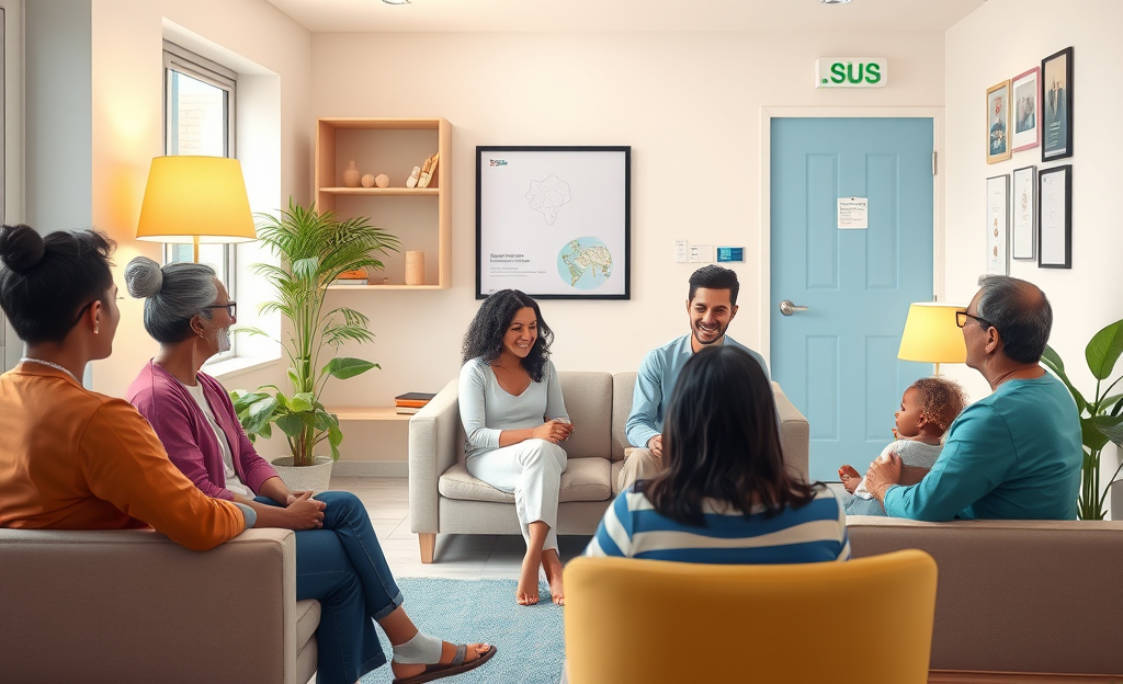 Imagem sobre Atendimento Psicológico Grátis no SUS com informações sobre serviços disponíveis.