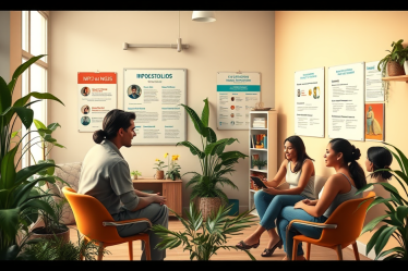 Imagem representativa do atendimento psicológico gratuito no Brasil, destacando a importância do apoio emocional e da saúde mental.