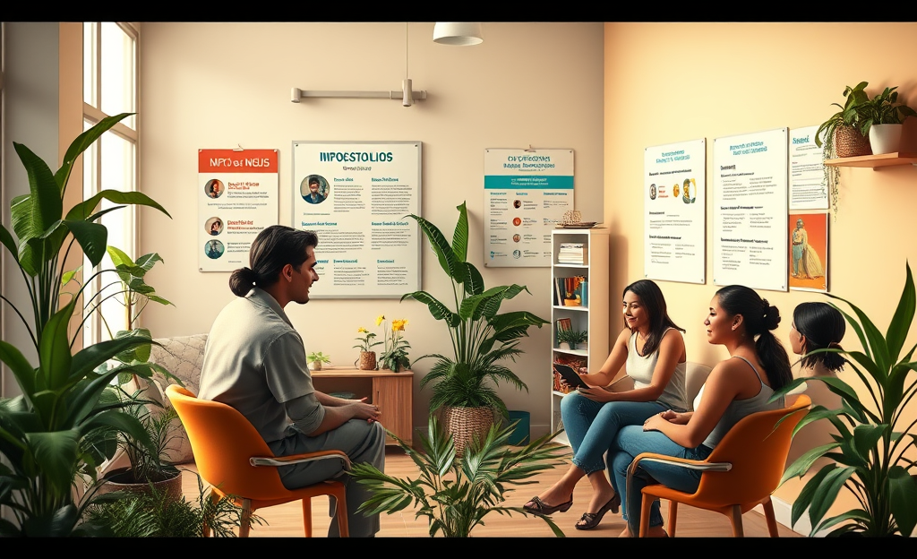 Imagem representativa do atendimento psicológico gratuito no Brasil, destacando a importância do apoio emocional e da saúde mental.