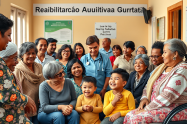 Imagem ilustrativa sobre a Reabilitação Auditiva Gratuita, representando inclusão e serviços oferecidos.