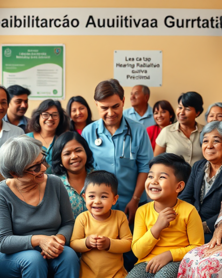 Imagem ilustrativa sobre a Reabilitação Auditiva Gratuita, representando inclusão e serviços oferecidos.