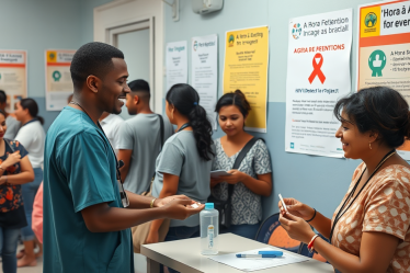 Imagem representativa sobre testes gratuitos de HIV e Aids no Brasil.