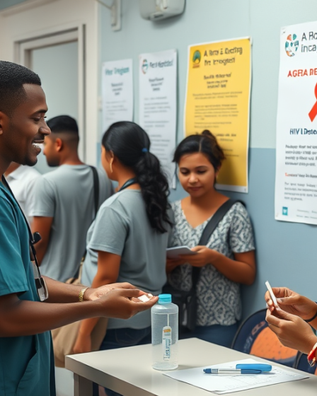 Imagem representativa sobre testes gratuitos de HIV e Aids no Brasil.