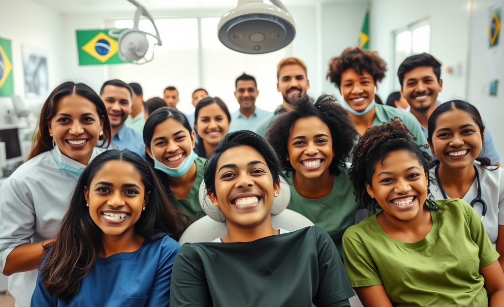 Imagem ilustrativa de próteses dentárias, simbolizando o acesso gratuito no Brasil.