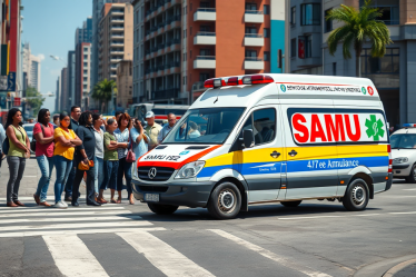 Imagem ilustrativa do Serviço de Ambulância Gratuito, destacando a importância do atendimento de emergência no Brasil.