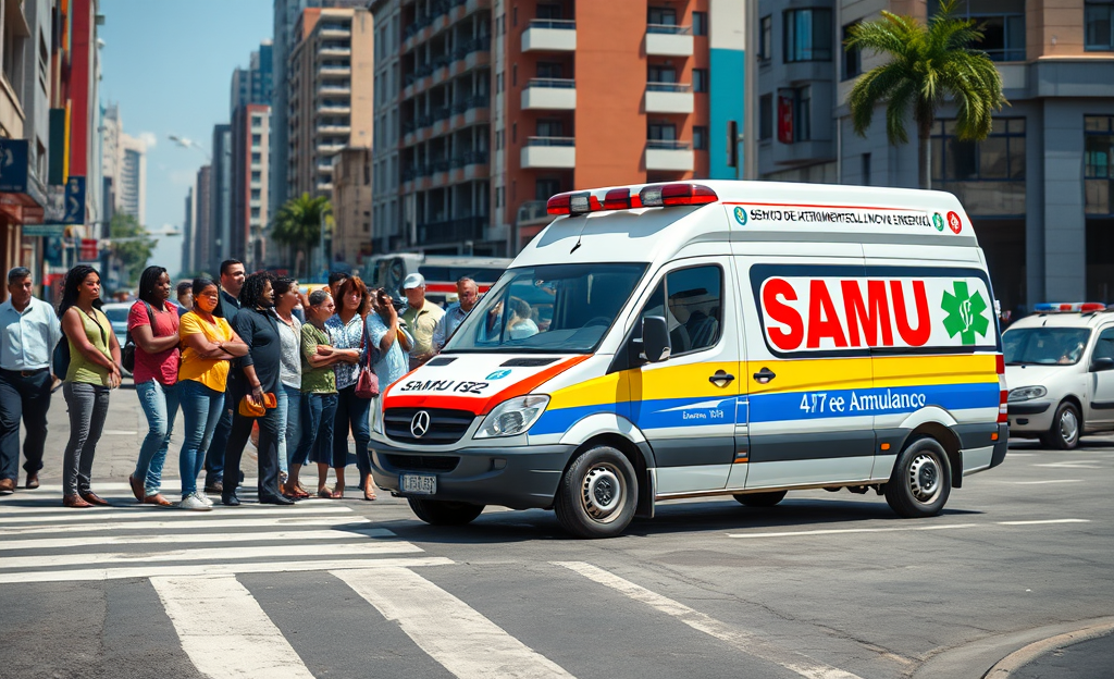 Imagem ilustrativa do Serviço de Ambulância Gratuito, destacando a importância do atendimento de emergência no Brasil.