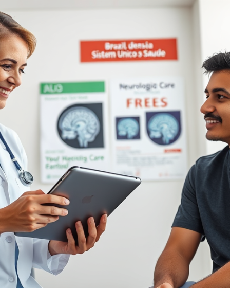Atendimento de neurologia gratuito disponível no Brasil para pacientes encaminhados pelo Sistema Único de Saúde.