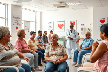Programa de Reabilitação Cardíaca Gratuita no Brasil, ajudando pacientes a melhorar a saúde cardiovascular.