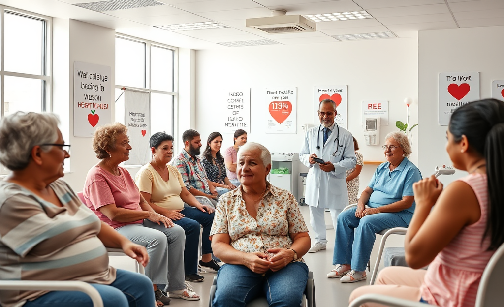Programa de Reabilitação Cardíaca Gratuita no Brasil, ajudando pacientes a melhorar a saúde cardiovascular.