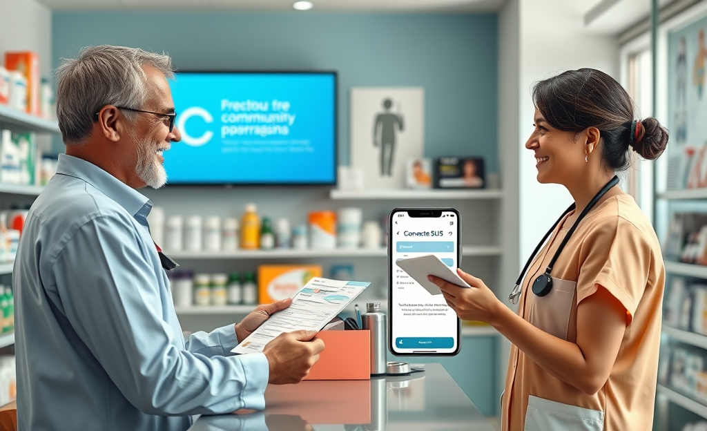 Informações sobre como agendar medicamentos gratuitos pelo SUS em clínicas autorizadas.