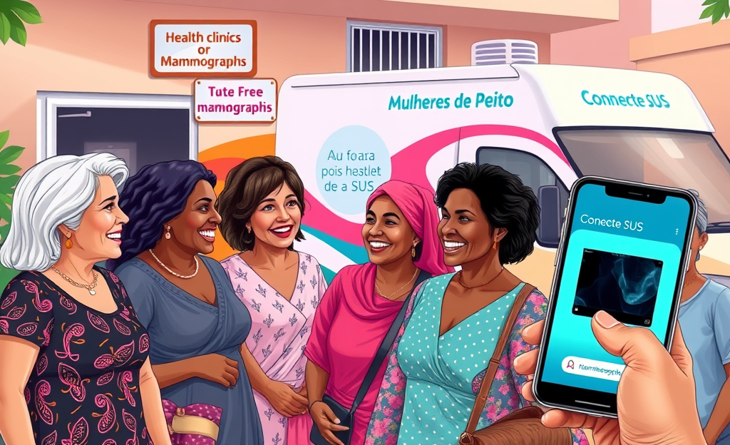 Mamografia Gratuita pelo SUS com acesso aos resultados online