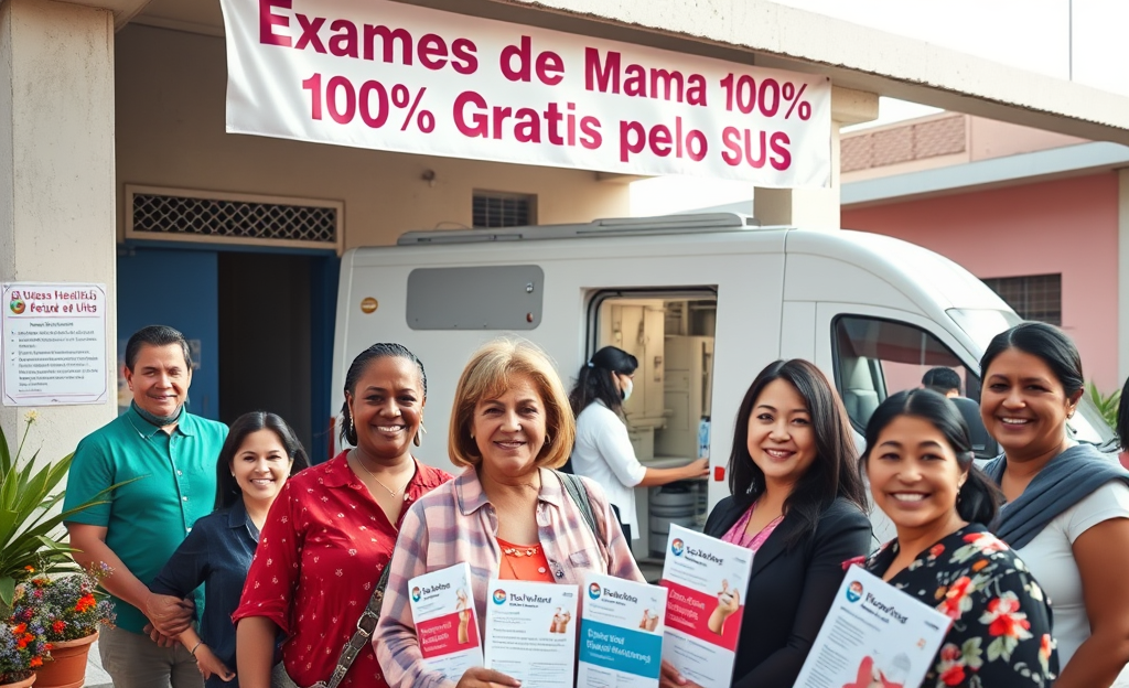 Exames de mama gratuitos disponíveis pelo SUS com laudo médico.