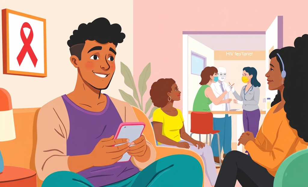 Imagem ilustrativa sobre a realização do teste de HIV no SUS com sigilo e resultado online.