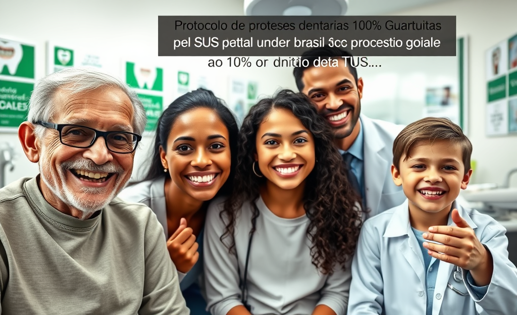 Imagem ilustrativa do Protocolo de Próteses Dentárias gratuitas pelo SUS.
