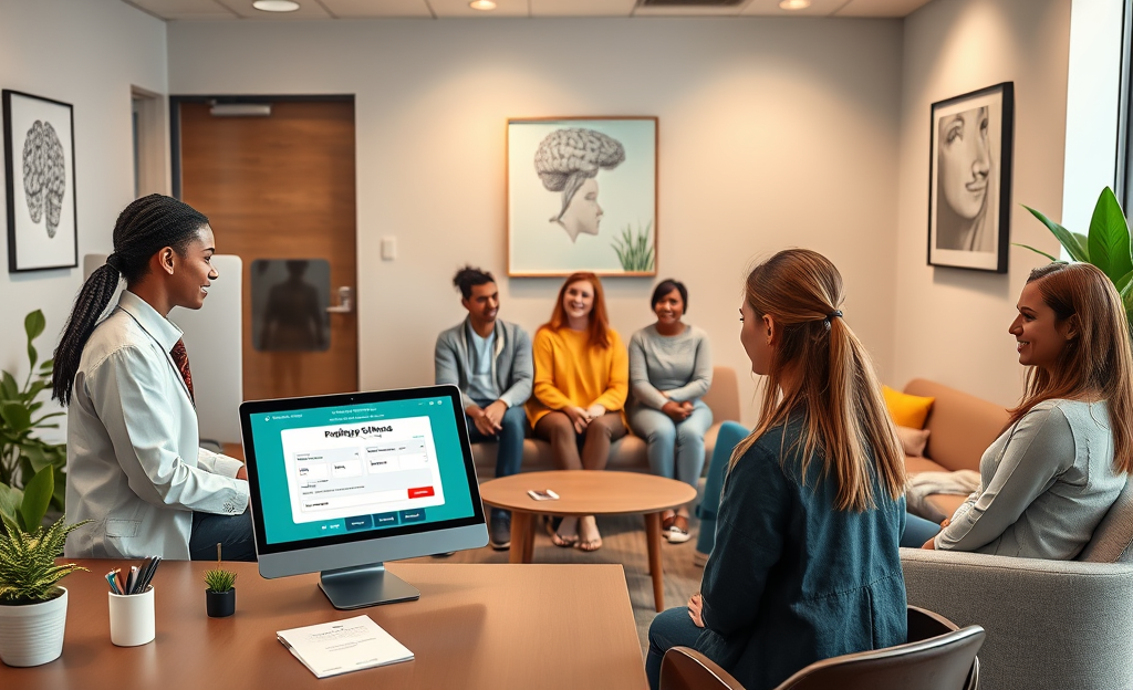 Imagem sobre atendimento psicológico gratuito no SUS em clínicas escola, com foco no agendamento online.