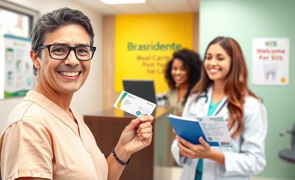 Imagem ilustrativa sobre como solicitar prótese dentária gratuita pelo SUS em clínicas de saúde bucal.