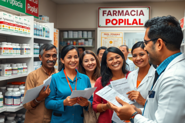 Imagem de um paciente recebendo tratamento gratuito para hipertensão no SUS.